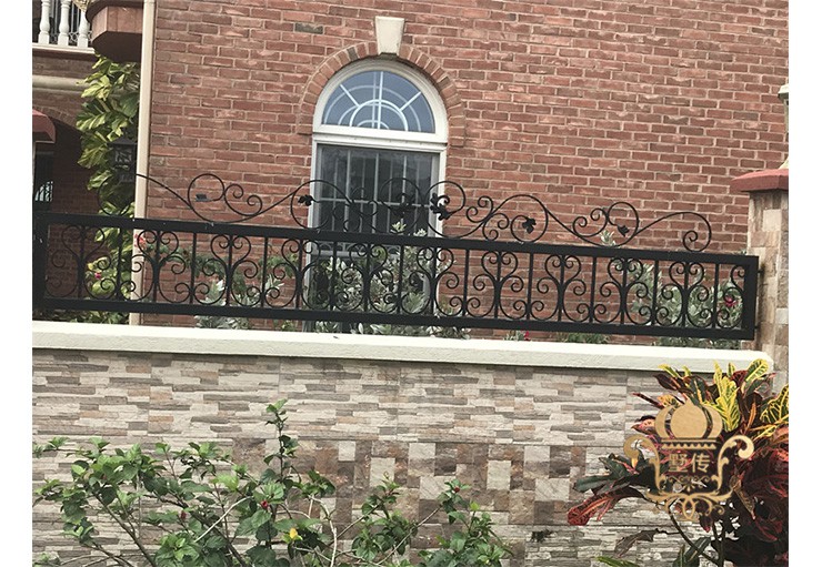Villa hand forged fence solution