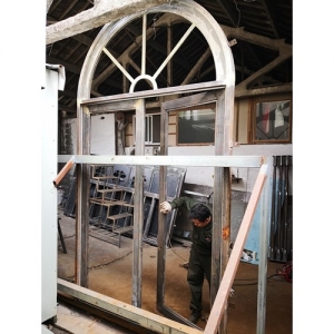 powder coating steel glass doors 4