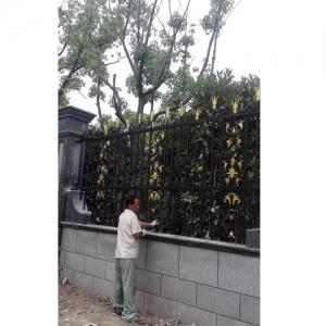 hand forged wrought iron fence