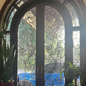 Exterior Arches Double Front Main Wrought Iron Exterior Door Design French Door China