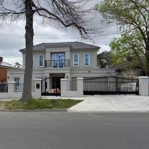 New Luxury Wrought Iron Pipe Main Gate Modern Design China For Australia House