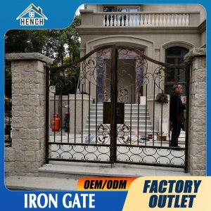 Wrought Iron Gate China Door Elegant Luxury Secure Wrought Iron Front Entrance Door