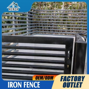 High Quality Wrought Iron Fence Panels Garden Fencing and Trellis Premium Iron Gates China For Sale