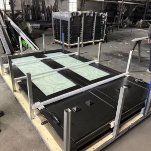 China Hench Wrought Iron Door Railing Packing