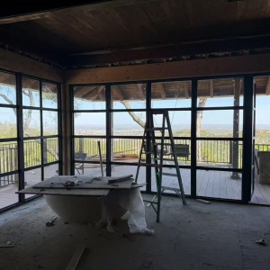 Hench Steel Glass Door China USA Customer Installed Pics
