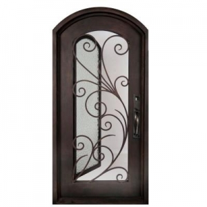China Steel Metal Front Entry Iron Doors