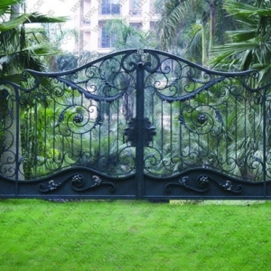 China Hotsale Wrought Iron Gate Aluminum Sliding Gates 