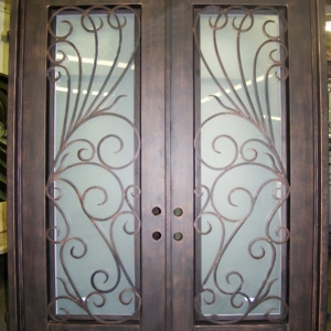 Iron Works USA Iron Door Design for room