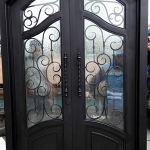 China Iron Door Steel Glass Door Windows