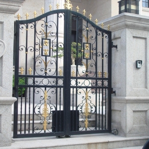Iron Works USA Wrought Iron Gate Driveway Garden Gate Aluminum Gate Near Me 