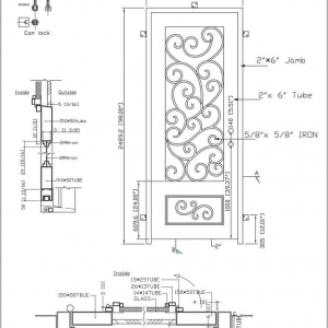 Hench Iron Door CAD 