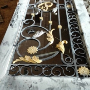 Hench Wrought Iron Door Fabricated